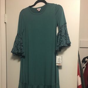 LulaRoe Brand New XS TEAL LACE MAURINE